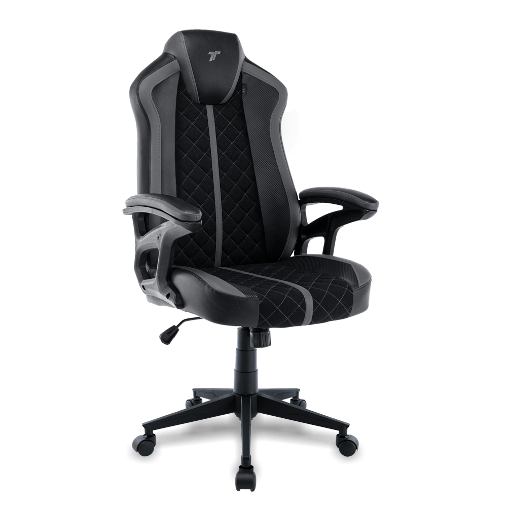 เก้าอี้เกมมิ่ง TTRacingDuo V4 หนัง PU สีเทา